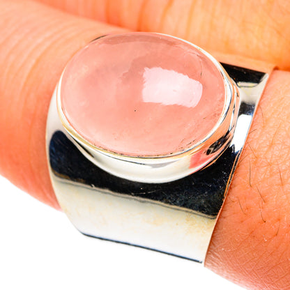 Rose Quartz Rings handcrafted by Ana Silver Co - RING77620