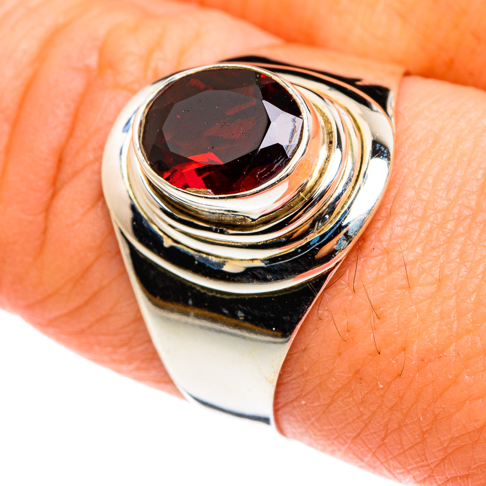 Garnet Rings handcrafted by Ana Silver Co - RING77626