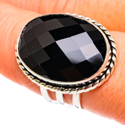Black Onyx Rings handcrafted by Ana Silver Co - RING77630