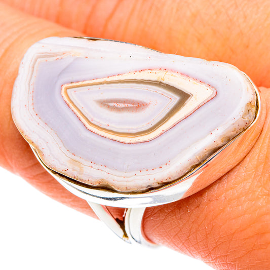 Laguna Lace Agate Rings handcrafted by Ana Silver Co - RING77631