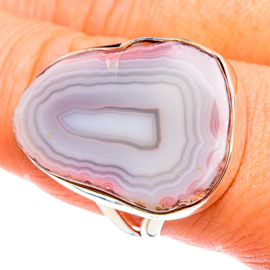 Laguna Lace Agate Rings handcrafted by Ana Silver Co - RING77632