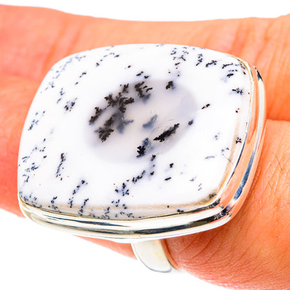Dendritic Opal Rings handcrafted by Ana Silver Co - RING77633
