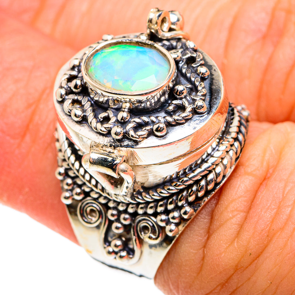 Ethiopian Opal Rings handcrafted by Ana Silver Co - RING77638