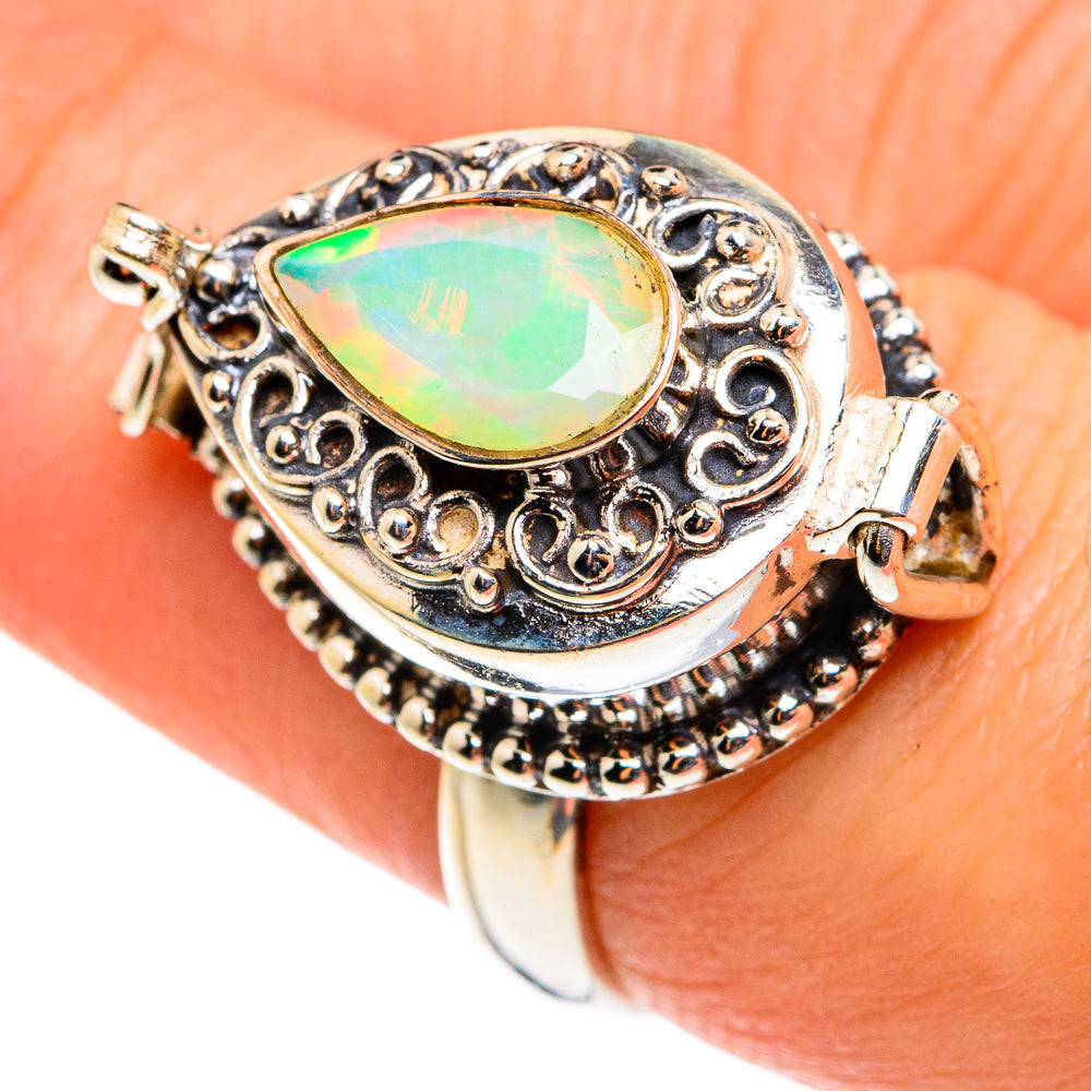 Ethiopian Opal Rings handcrafted by Ana Silver Co - RING77639