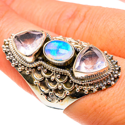Ethiopian Opal Rings handcrafted by Ana Silver Co - RING77640