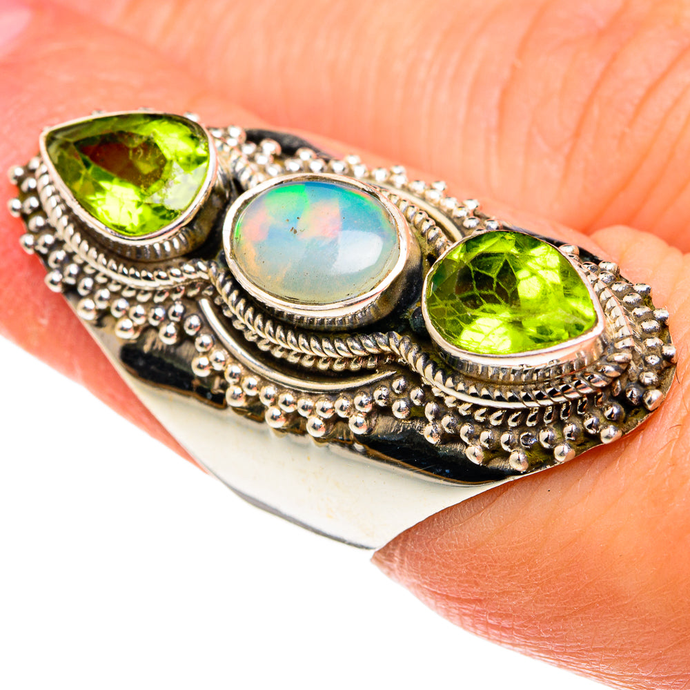 Ethiopian Opal Rings handcrafted by Ana Silver Co - RING77642