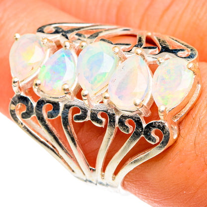 Ethiopian Opal Rings handcrafted by Ana Silver Co - RING77644