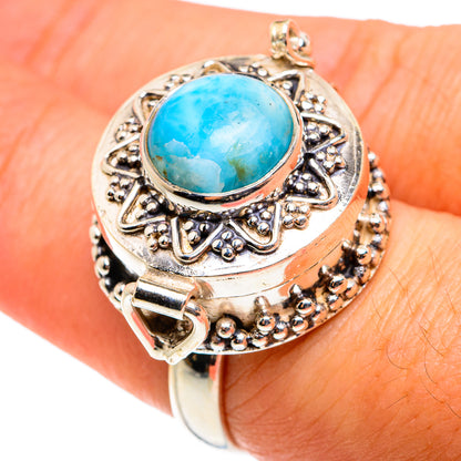 Larimar Rings handcrafted by Ana Silver Co - RING77647