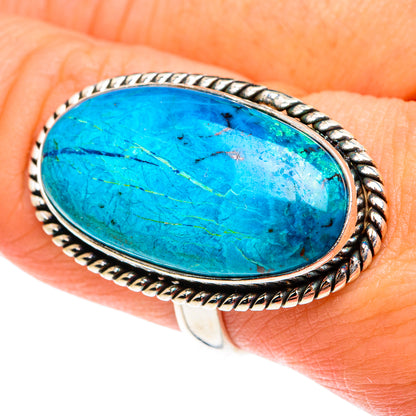 Chrysocolla Rings handcrafted by Ana Silver Co - RING77653