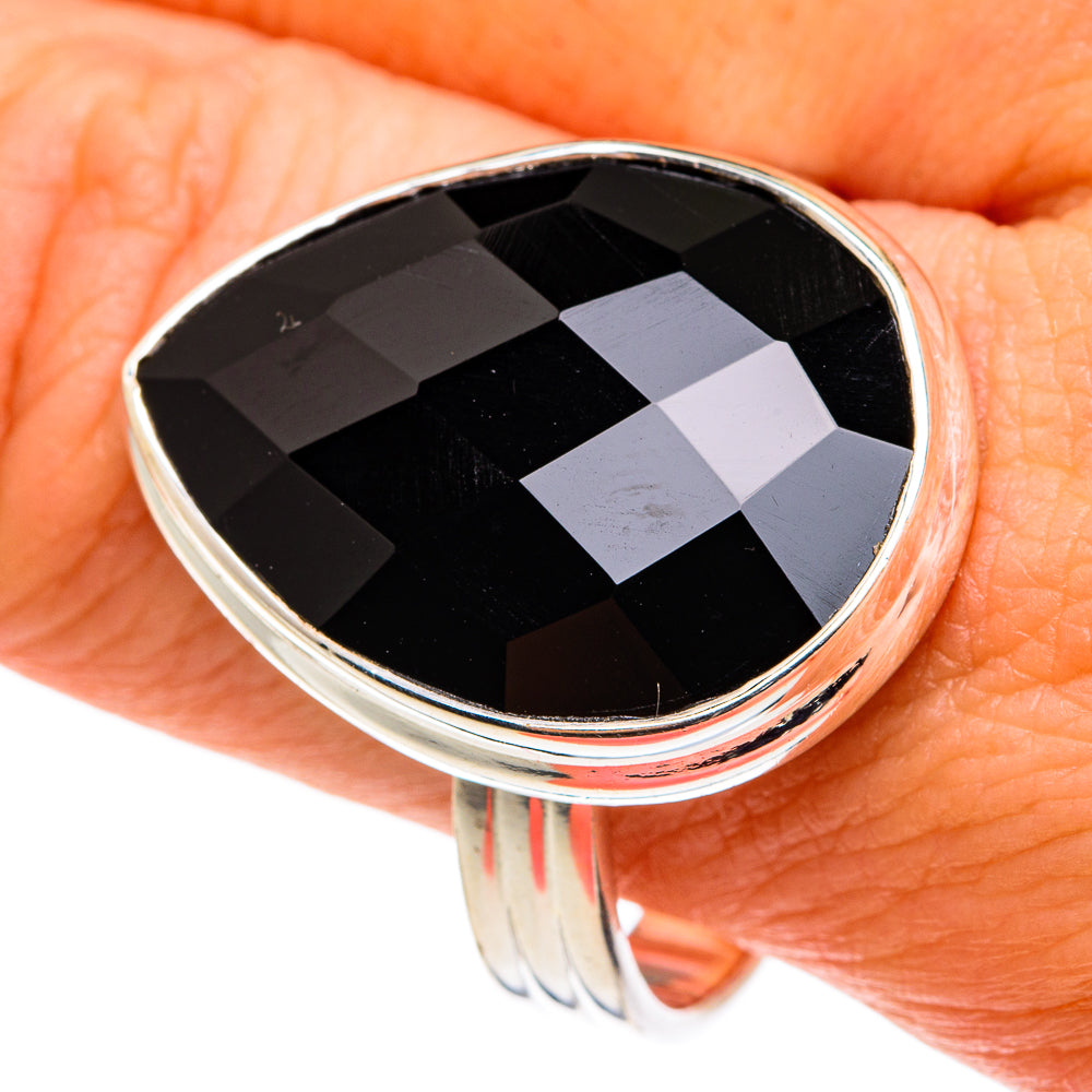 Black Onyx Rings handcrafted by Ana Silver Co - RING77676