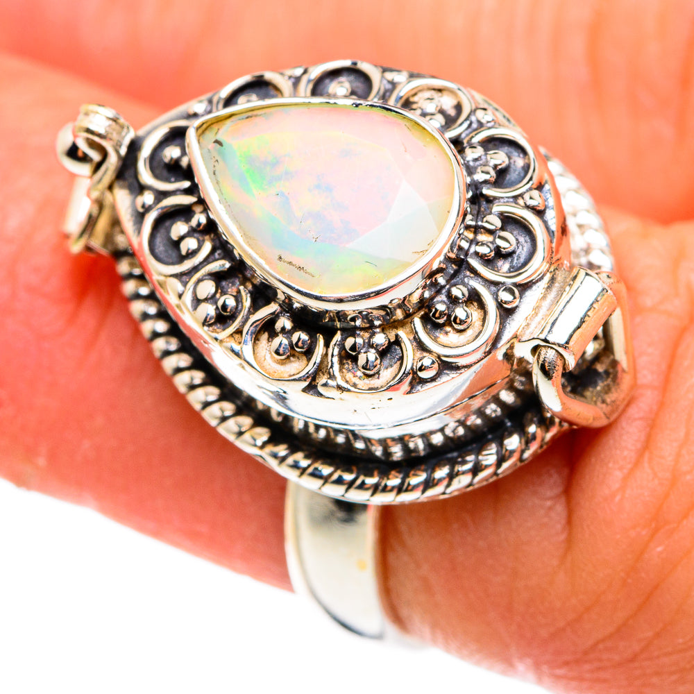 Ethiopian Opal Rings handcrafted by Ana Silver Co - RING77687