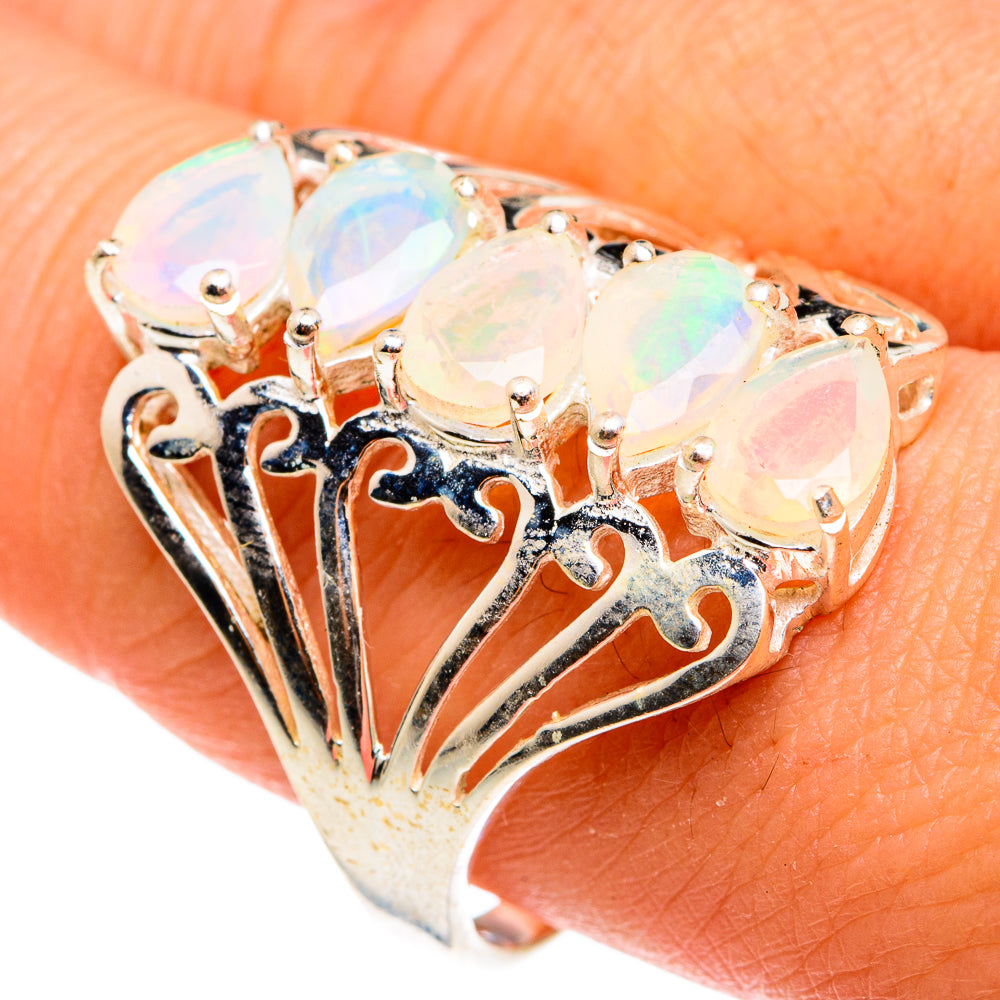Ethiopian Opal Rings handcrafted by Ana Silver Co - RING77690