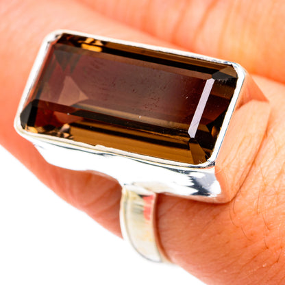 Smoky Quartz Rings handcrafted by Ana Silver Co - RING77704