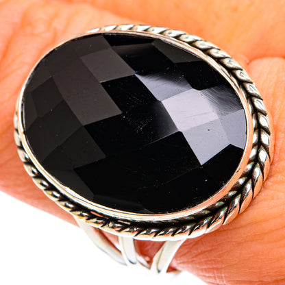 Black Onyx Rings handcrafted by Ana Silver Co - RING77717
