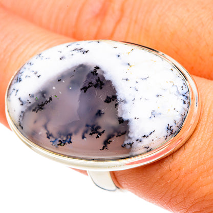 Dendritic Opal Rings handcrafted by Ana Silver Co - RING77720