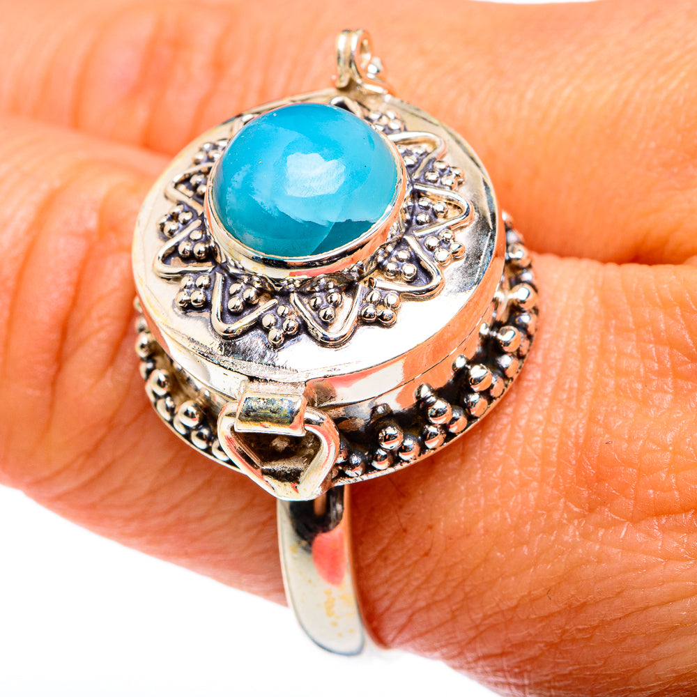 Larimar Rings handcrafted by Ana Silver Co - RING77730
