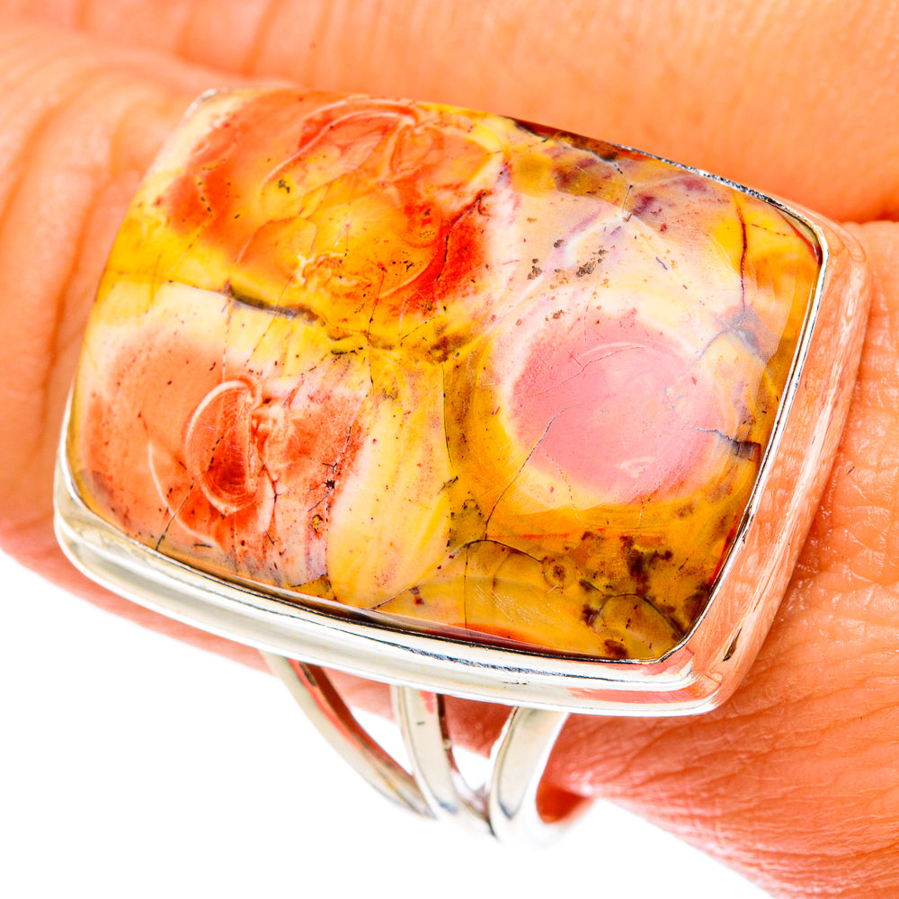 Poppy Jasper Rings handcrafted by Ana Silver Co - RING77742