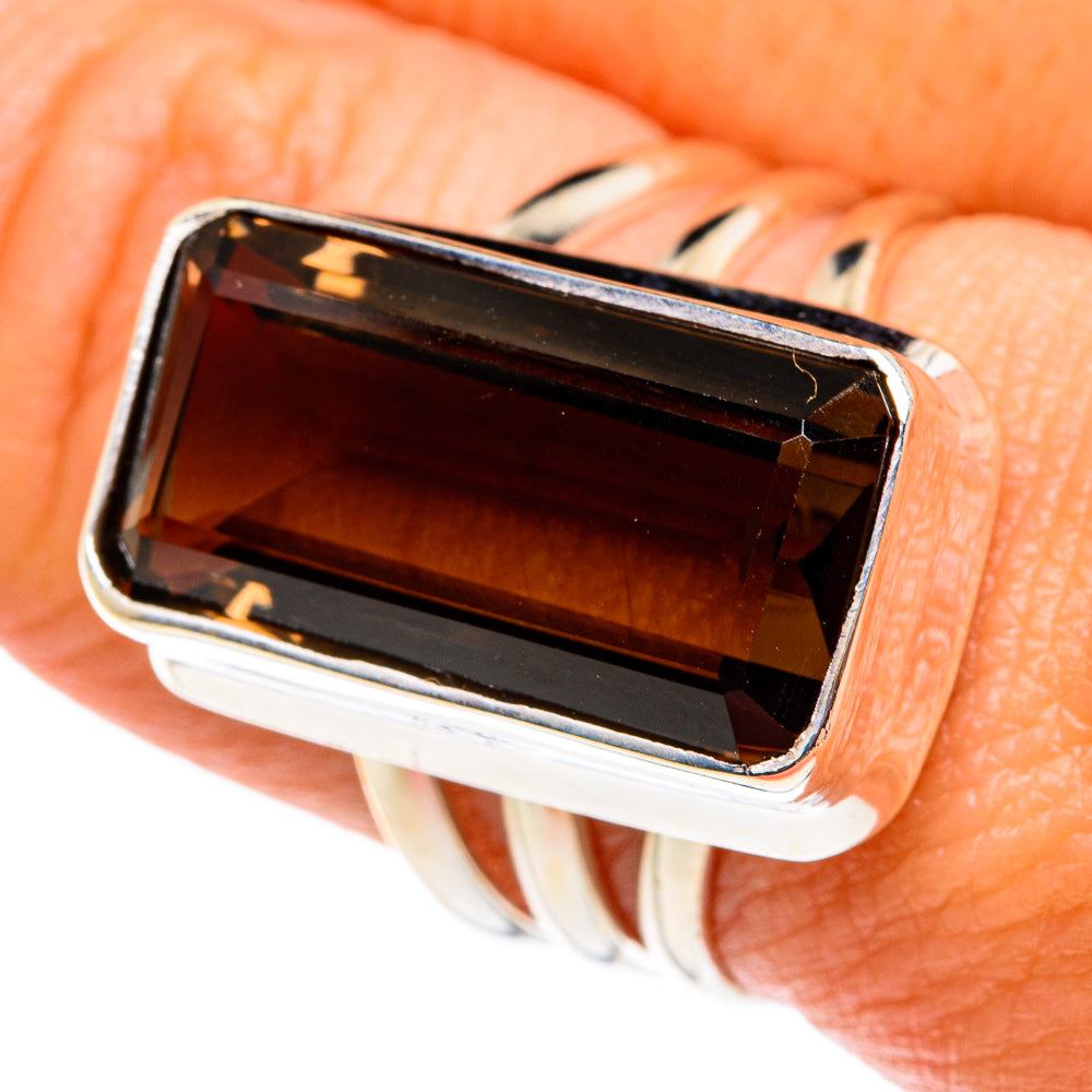 Smoky Quartz Rings handcrafted by Ana Silver Co - RING77744