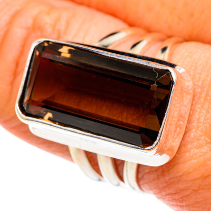 Smoky Quartz Rings handcrafted by Ana Silver Co - RING77744