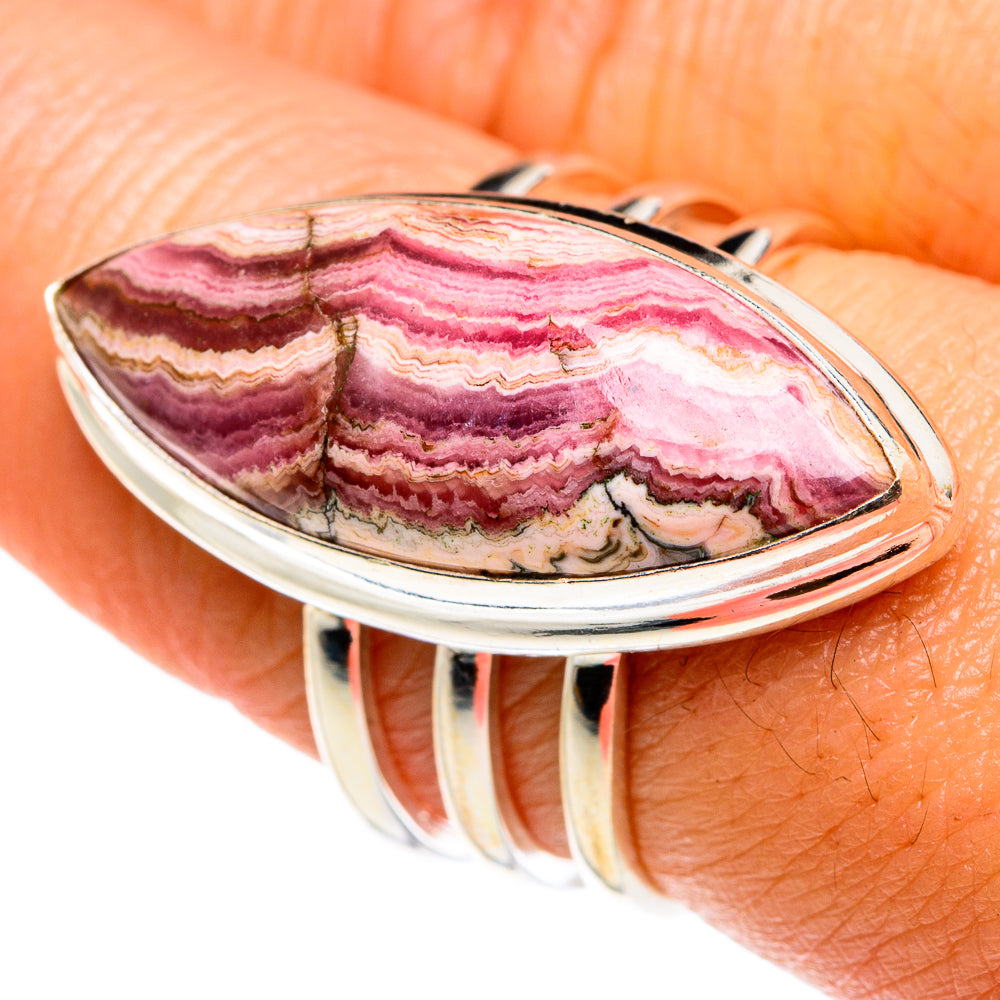 Rhodochrosite Rings handcrafted by Ana Silver Co - RING77755