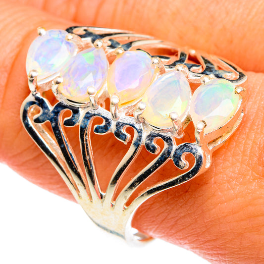 Ethiopian Opal Rings handcrafted by Ana Silver Co - RING77768