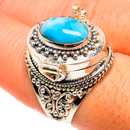 Larimar Rings handcrafted by Ana Silver Co - RING77771