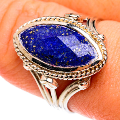 Lapis Lazuli Rings handcrafted by Ana Silver Co - RING77786