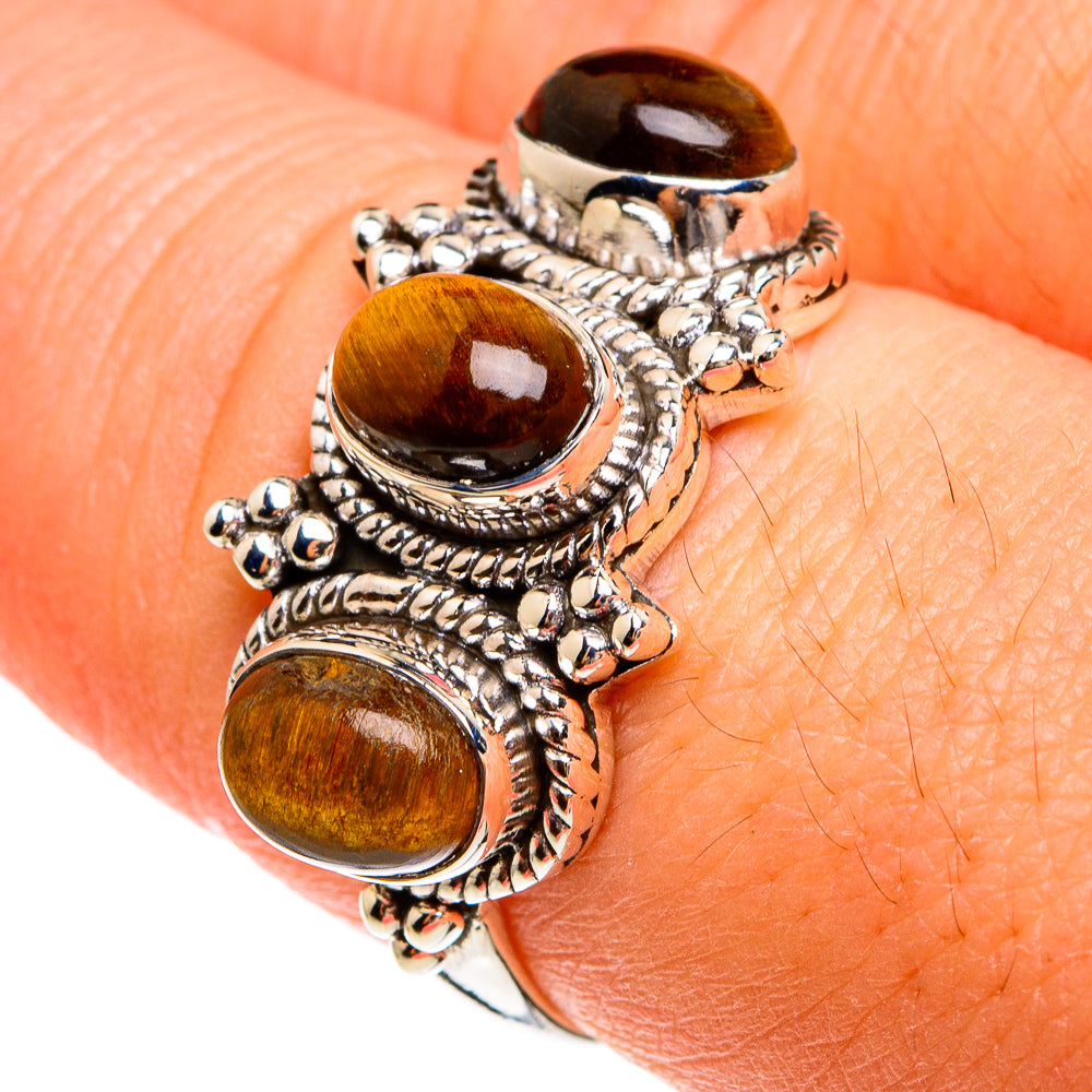 Tiger Eye Rings handcrafted by Ana Silver Co - RING77791