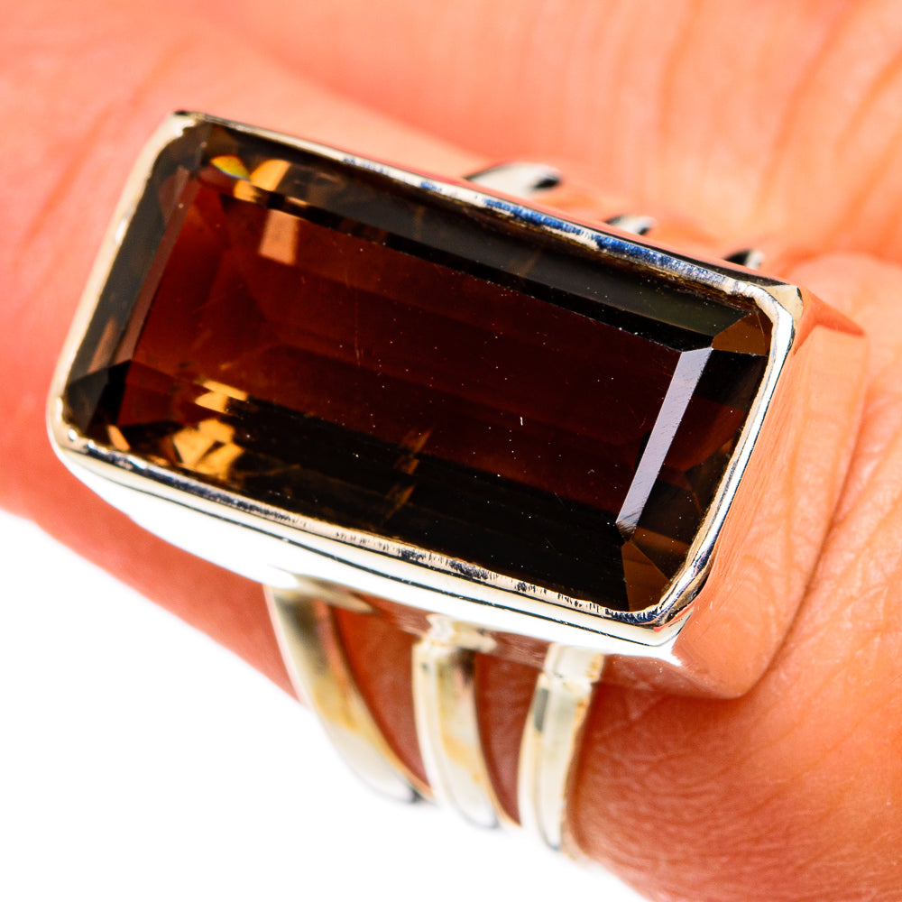 Smoky Quartz Rings handcrafted by Ana Silver Co - RING77792