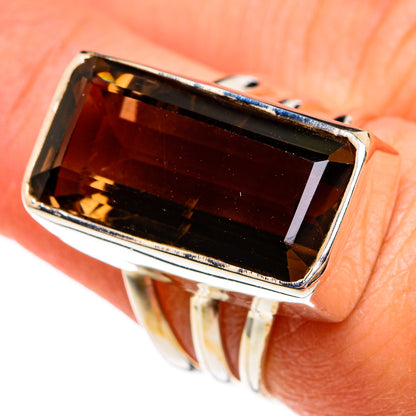 Smoky Quartz Rings handcrafted by Ana Silver Co - RING77792