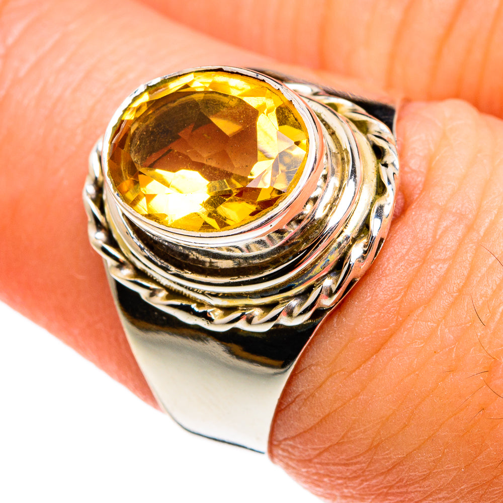 Citrine Rings handcrafted by Ana Silver Co - RING77793
