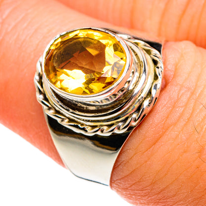 Citrine Rings handcrafted by Ana Silver Co - RING77793
