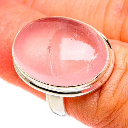 Rose Quartz Rings handcrafted by Ana Silver Co - RING77799