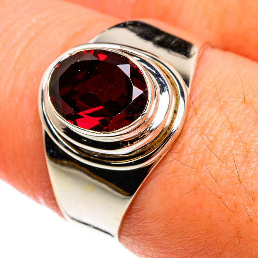 Garnet Rings handcrafted by Ana Silver Co - RING77800