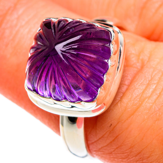 Amethyst Rings handcrafted by Ana Silver Co - RING77803