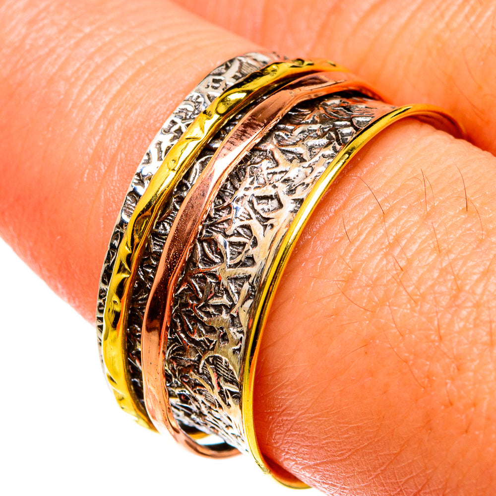 Meditation Spinner Rings handcrafted by Ana Silver Co - RING77804