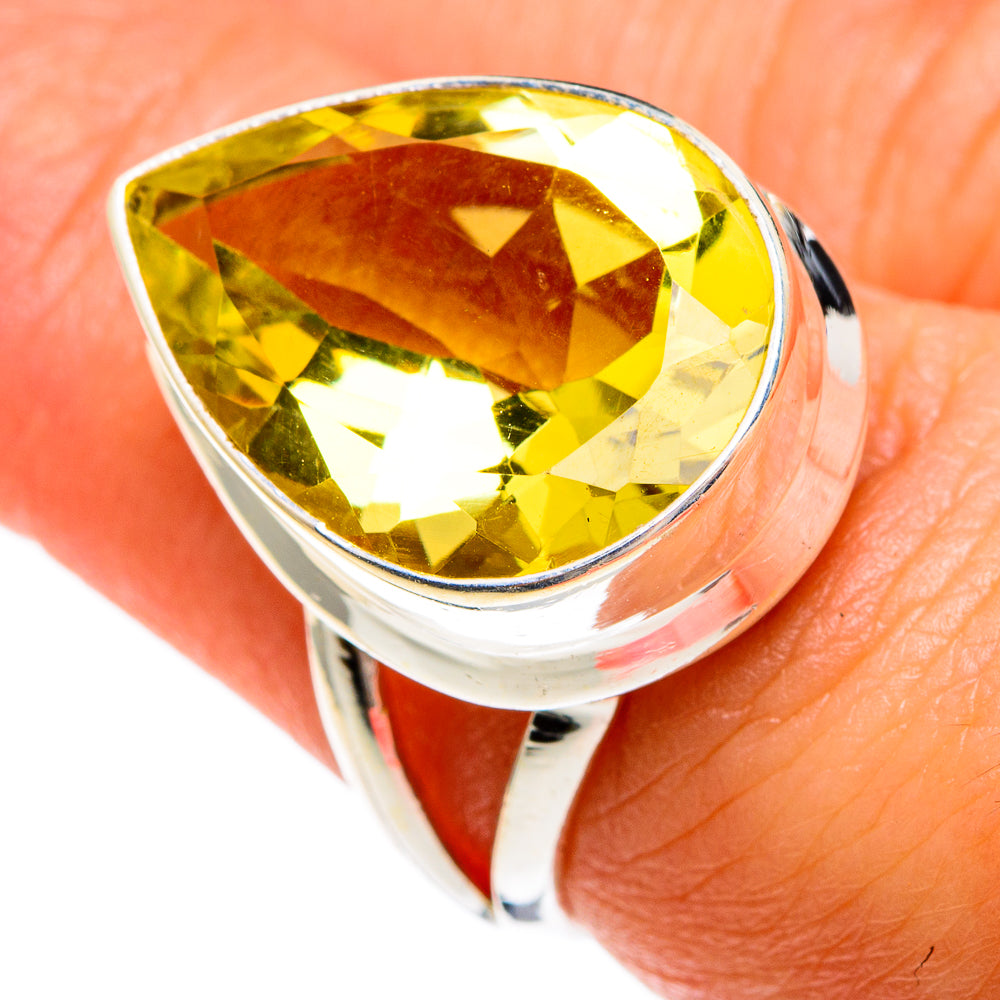 Citrine Rings handcrafted by Ana Silver Co - RING77815