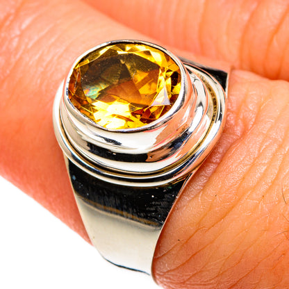 Citrine Rings handcrafted by Ana Silver Co - RING77826