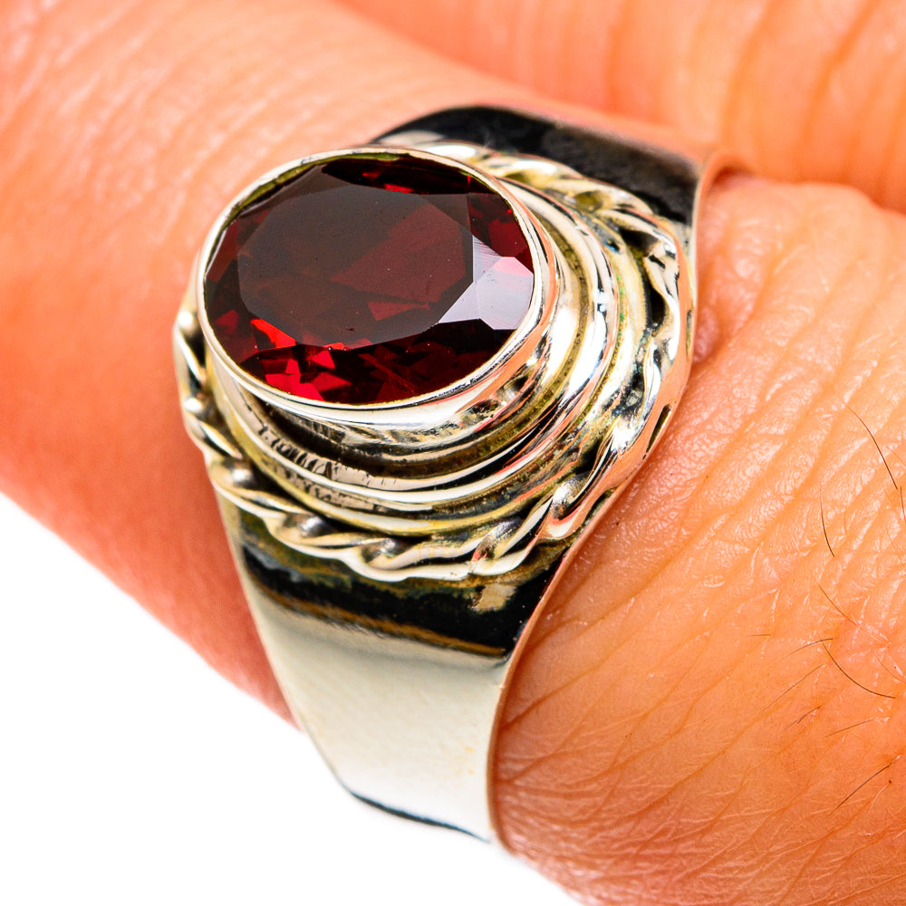 Garnet Rings handcrafted by Ana Silver Co - RING77834