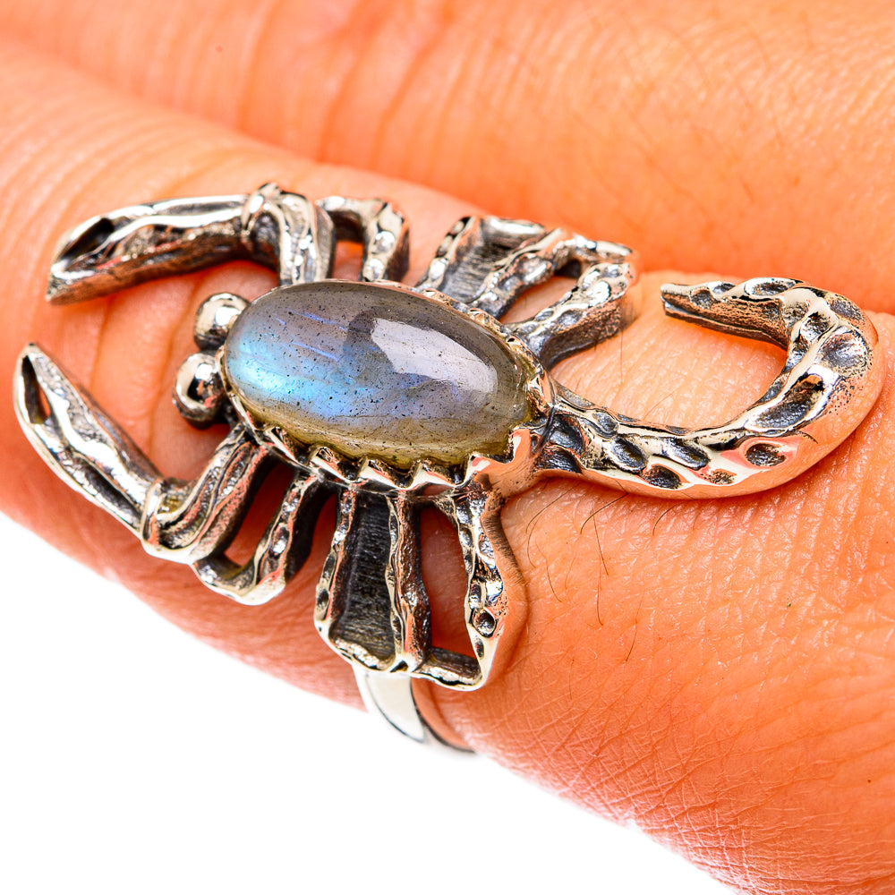 Labradorite Rings handcrafted by Ana Silver Co - RING77853