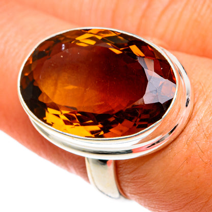 Mandarin Citrine Rings handcrafted by Ana Silver Co - RING77857