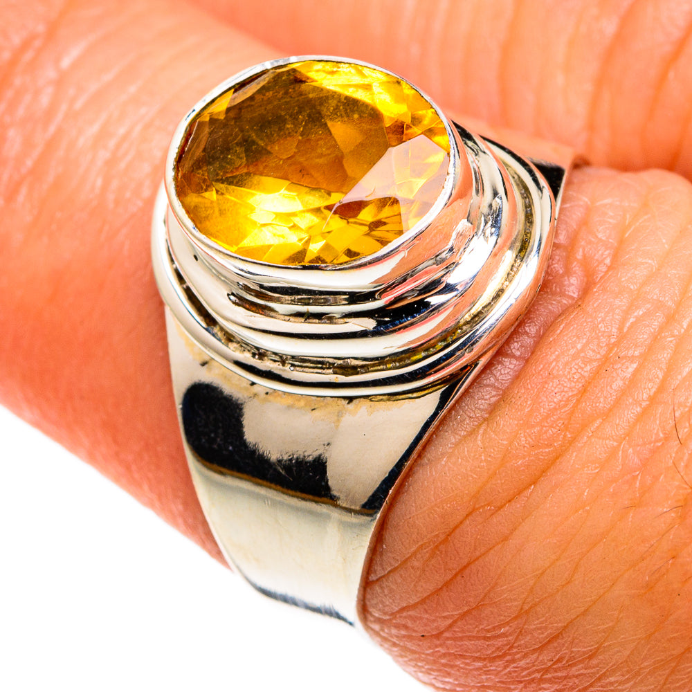 Citrine Rings handcrafted by Ana Silver Co - RING77859
