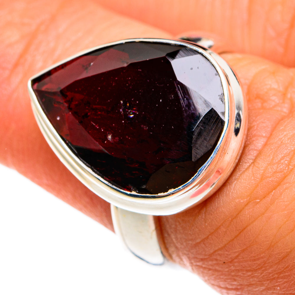 Garnet Rings handcrafted by Ana Silver Co - RING77865