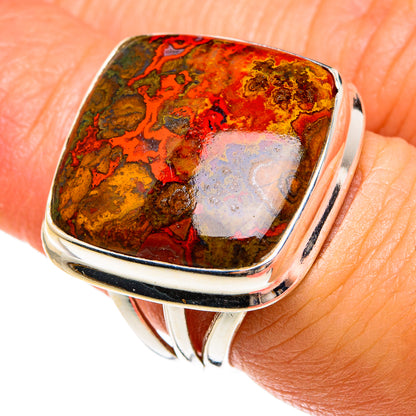 Moroccan Agate Rings handcrafted by Ana Silver Co - RING77886