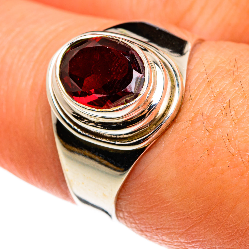 Garnet Rings handcrafted by Ana Silver Co - RING77895
