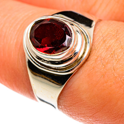 Garnet Rings handcrafted by Ana Silver Co - RING77895