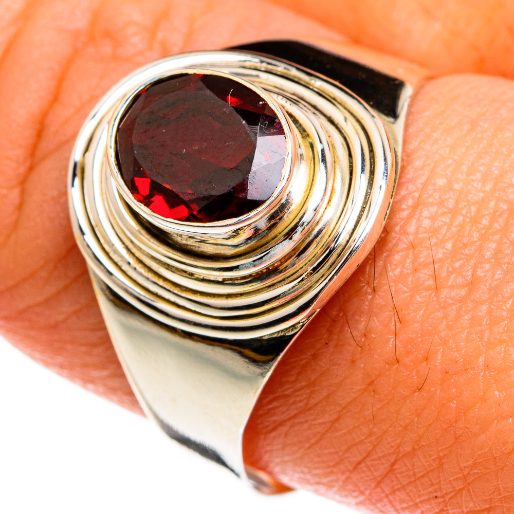 Garnet Rings handcrafted by Ana Silver Co - RING77896