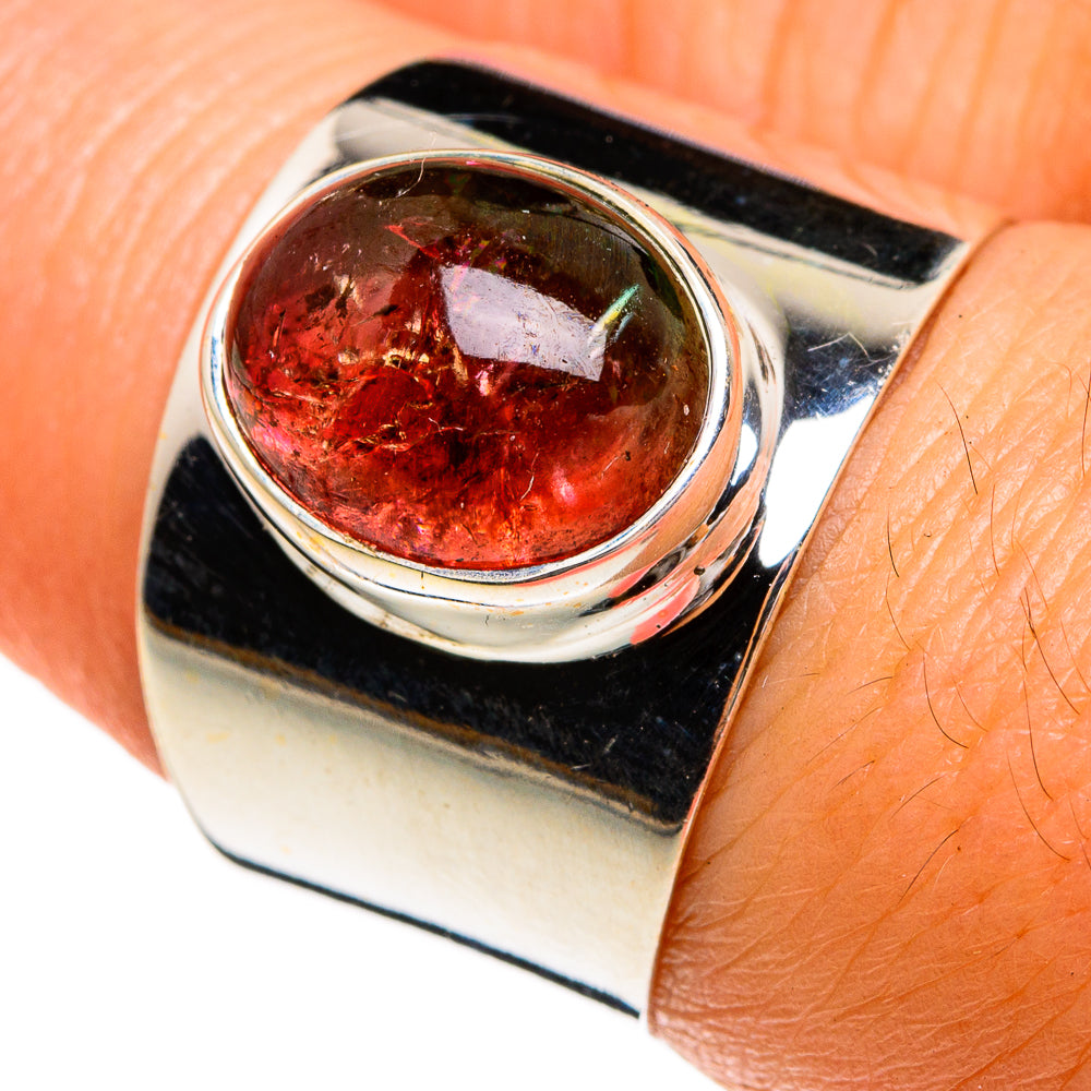 Watermelon Tourmaline Rings handcrafted by Ana Silver Co - RING77907