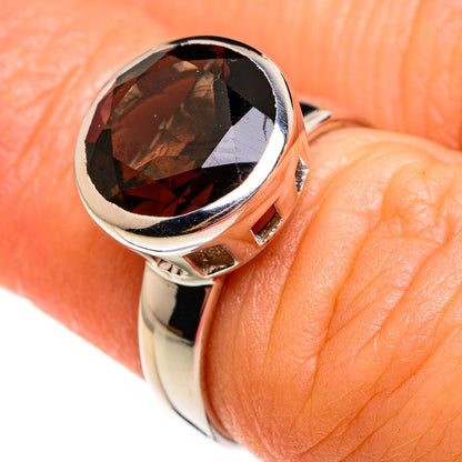 Smoky Quartz Rings handcrafted by Ana Silver Co - RING77918