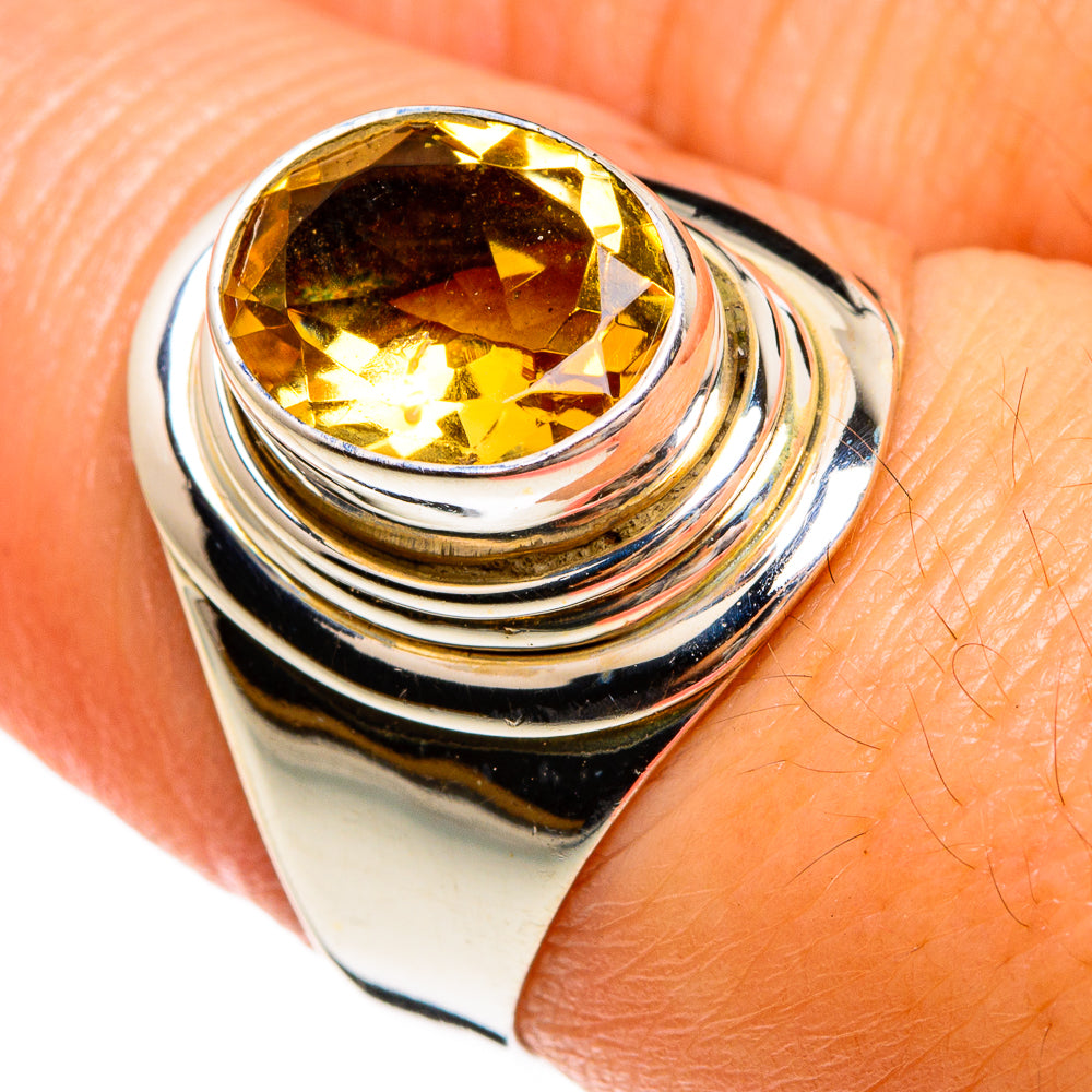 Citrine Rings handcrafted by Ana Silver Co - RING77921